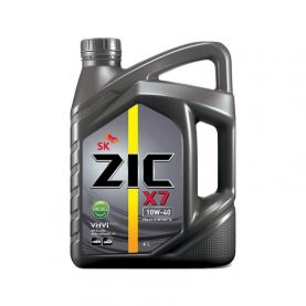 Автомобильное моторное масло ZIC X7 Diesel (RV) 10W-40 4л