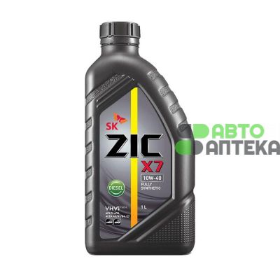Автомобильное моторное масло ZIC X7 Diesel (RV) 10W-40 1л