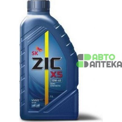 Автомобильное моторное масло ZIC X5 (A) 10W-40 1л
