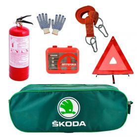 Набор автомобилиста Skoda легковой зеленый 01-056-Л