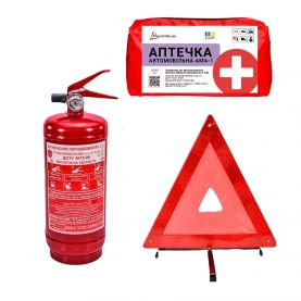 Набір технічної допомоги з Аптечкою АМА-1 Стандарт ДСТУ (ВП-2+Аптечка+Знак)